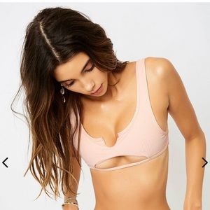 FRANKIES BIKINIS- Cole top 🍑 in Peach